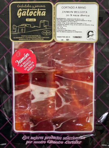 Jamón Bellota Ibérica Mano Galocha