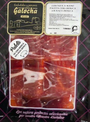 Paleta Cebo Ibérico Mano Galocha